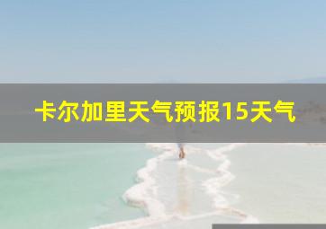 卡尔加里天气预报15天气