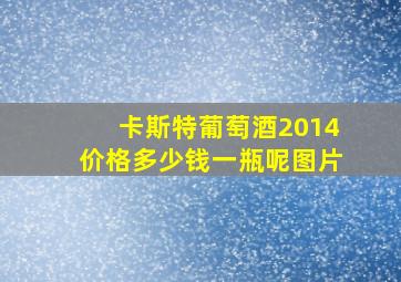 卡斯特葡萄酒2014价格多少钱一瓶呢图片