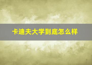 卡迪夫大学到底怎么样