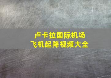 卢卡拉国际机场飞机起降视频大全