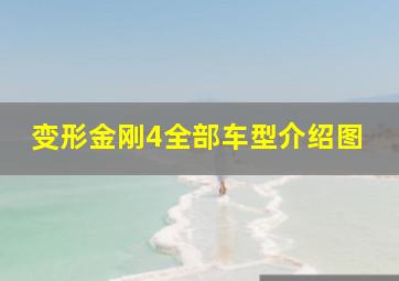 变形金刚4全部车型介绍图