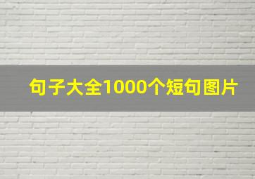 句子大全1000个短句图片