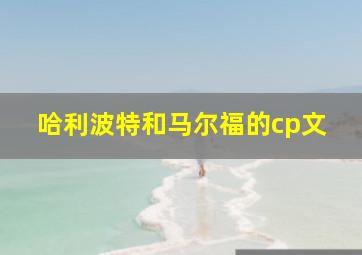 哈利波特和马尔福的cp文