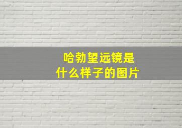 哈勃望远镜是什么样子的图片