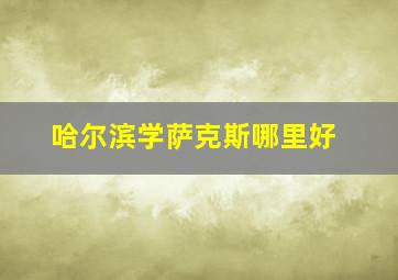 哈尔滨学萨克斯哪里好