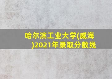 哈尔滨工业大学(威海)2021年录取分数线