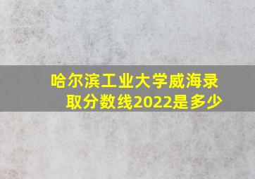 哈尔滨工业大学威海录取分数线2022是多少