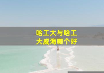 哈工大与哈工大威海哪个好