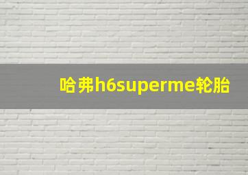 哈弗h6superme轮胎