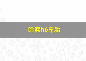 哈弗h6车胎