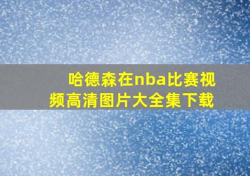 哈德森在nba比赛视频高清图片大全集下载