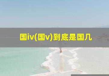 国iv(国v)到底是国几