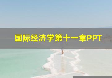 国际经济学第十一章PPT