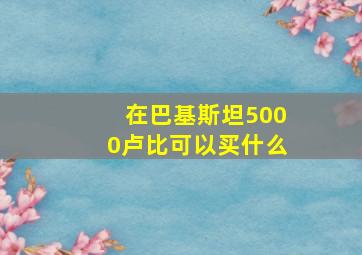 在巴基斯坦5000卢比可以买什么