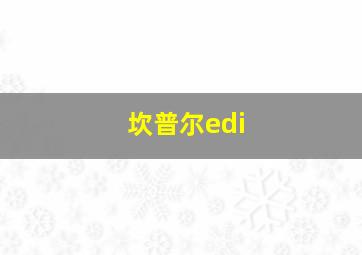 坎普尔edi