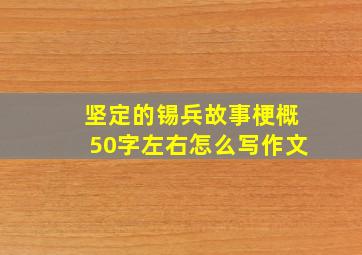 坚定的锡兵故事梗概50字左右怎么写作文