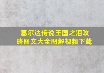 塞尔达传说王国之泪攻略图文大全图解视频下载