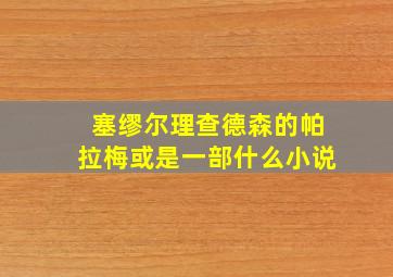 塞缪尔理查德森的帕拉梅或是一部什么小说