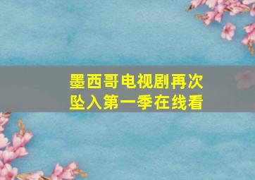 墨西哥电视剧再次坠入第一季在线看