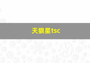 天狼星tsc