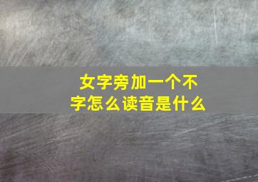 女字旁加一个不字怎么读音是什么