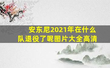 安东尼2021年在什么队退役了呢图片大全高清