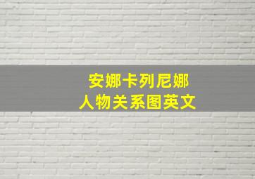 安娜卡列尼娜人物关系图英文