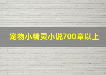 宠物小精灵小说700章以上