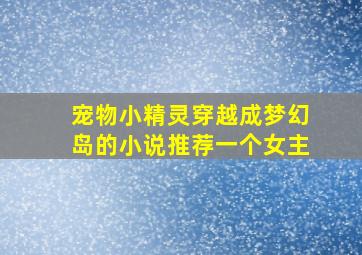 宠物小精灵穿越成梦幻岛的小说推荐一个女主