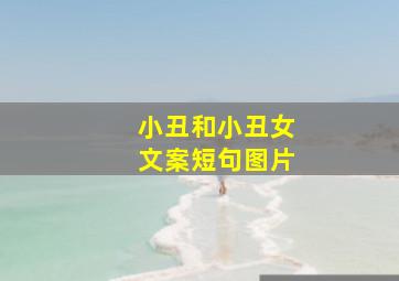 小丑和小丑女文案短句图片