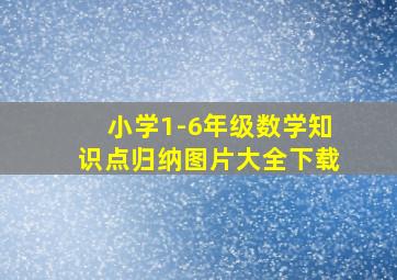 小学1-6年级数学知识点归纳图片大全下载