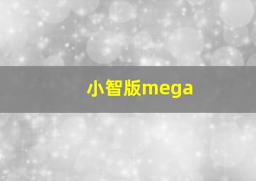 小智版mega