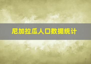 尼加拉瓜人口数据统计