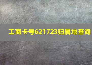 工商卡号621723归属地查询