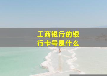 工商银行的银行卡号是什么