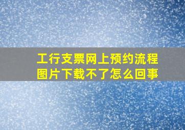 工行支票网上预约流程图片下载不了怎么回事