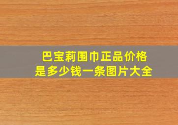 巴宝莉围巾正品价格是多少钱一条图片大全