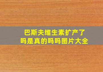 巴斯夫维生素扩产了吗是真的吗吗图片大全