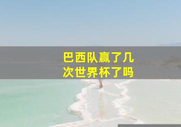 巴西队赢了几次世界杯了吗