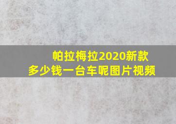 帕拉梅拉2020新款多少钱一台车呢图片视频