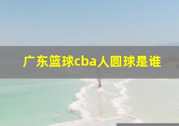 广东篮球cba人圆球是谁