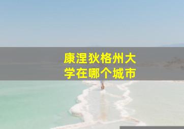 康涅狄格州大学在哪个城市