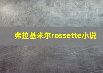 弗拉基米尔rossette小说