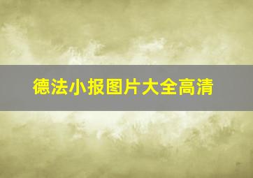 德法小报图片大全高清