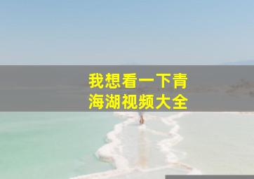 我想看一下青海湖视频大全