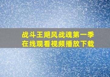 战斗王飓风战魂第一季在线观看视频播放下载