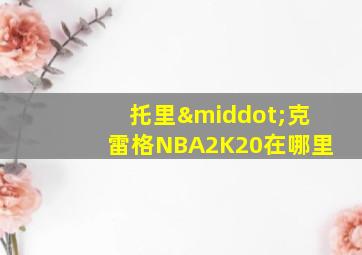 托里·克雷格NBA2K20在哪里