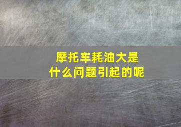 摩托车耗油大是什么问题引起的呢