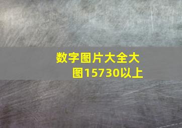 数字图片大全大图15730以上