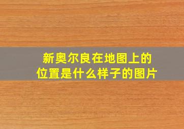 新奥尔良在地图上的位置是什么样子的图片